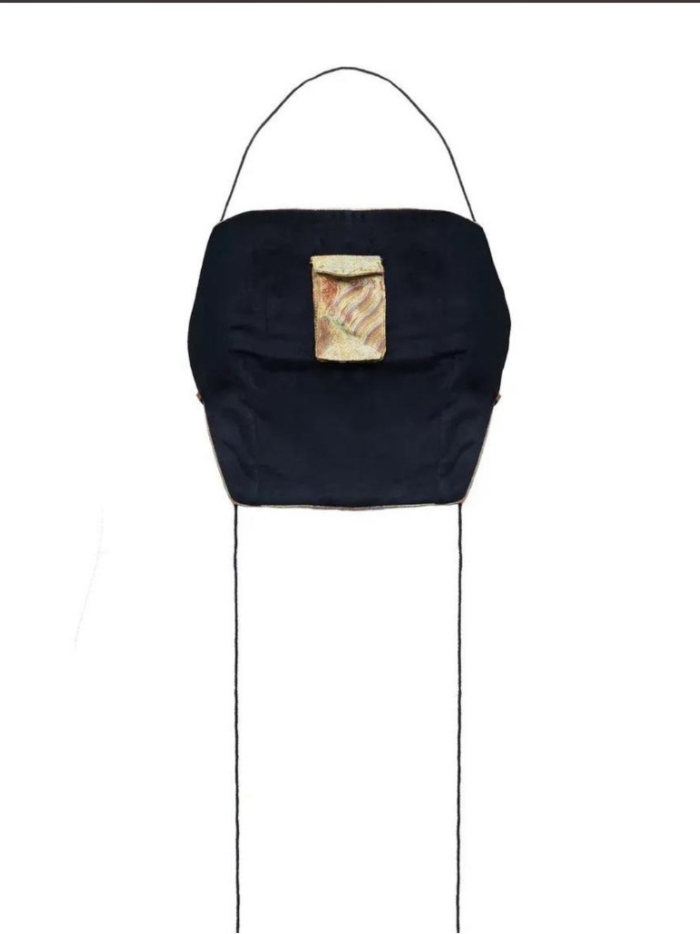 DAWANG FU DAI reversible apron halter top. Perfect summer statement piece.